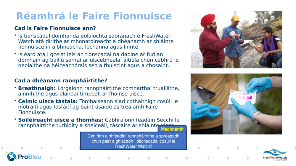 Réamhrá le Faire Fionnuisce