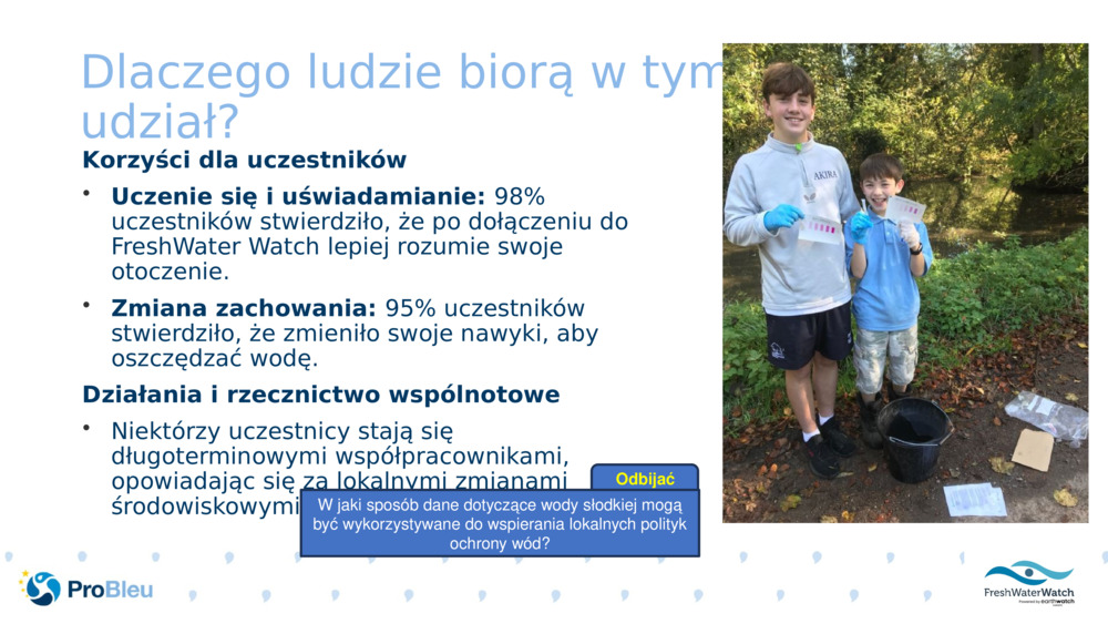 Dlaczego ludzie biorą w tym udział?