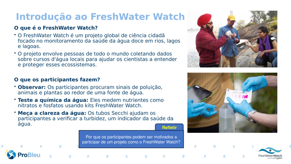 Introdução ao FreshWater Watch