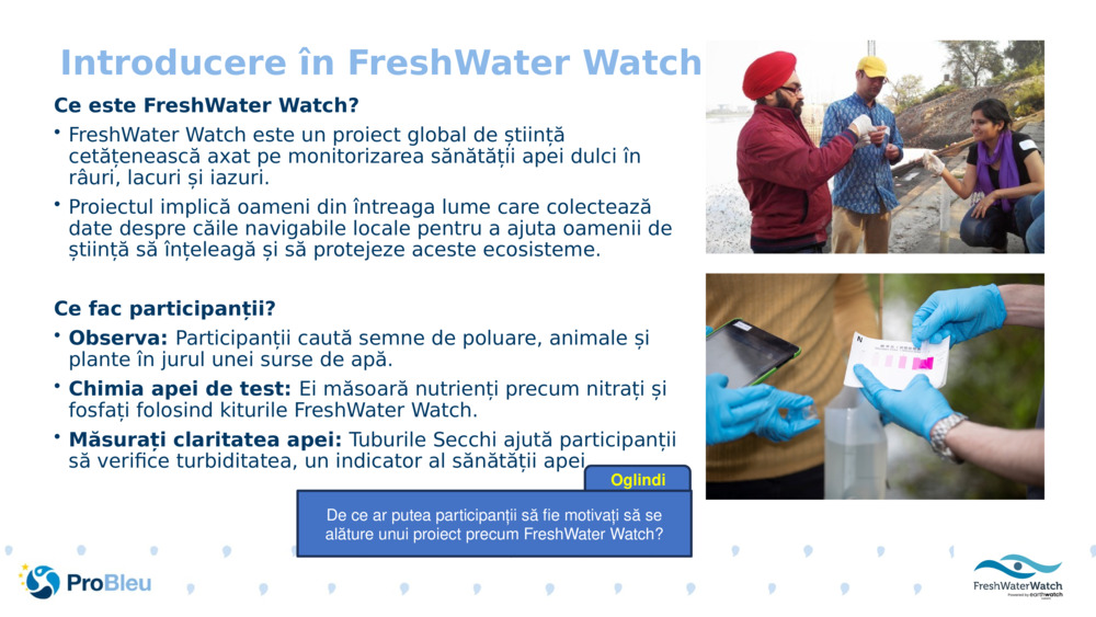 Introducere în FreshWater Watch