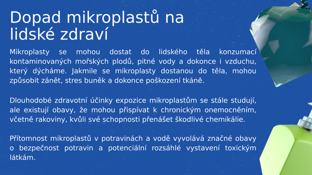 Dopad mikroplastů na lidské zdraví 