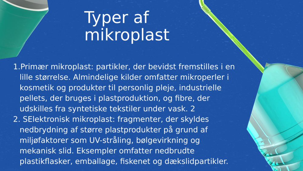 Typer af mikroplast