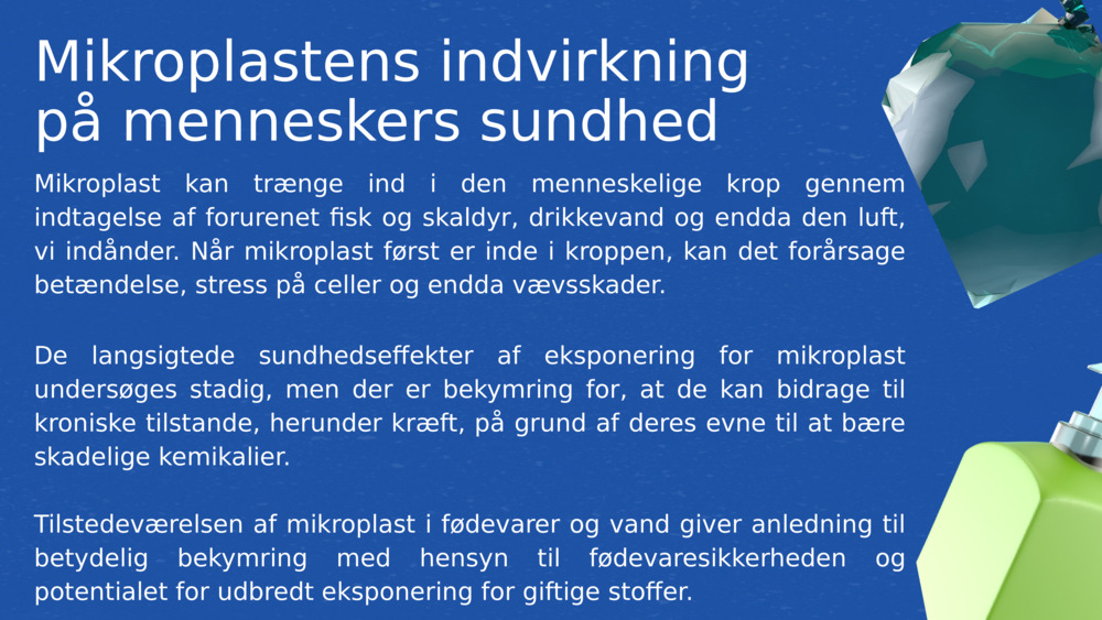 Mikroplastens indvirkning på menneskers sundhed 