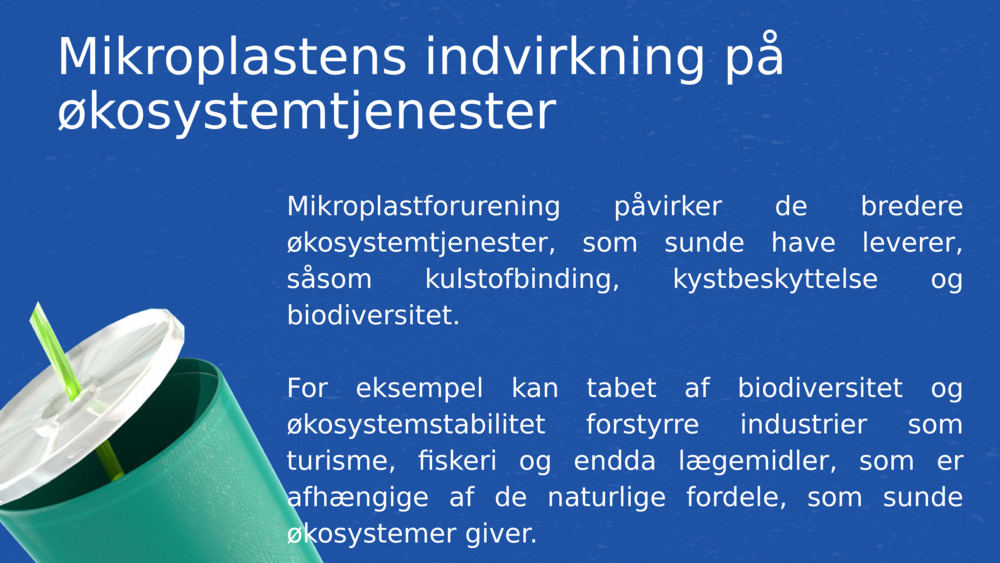 Mikroplastens indvirkning på økosystemtjenester