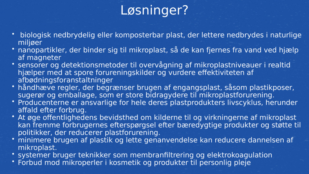 Løsninger?