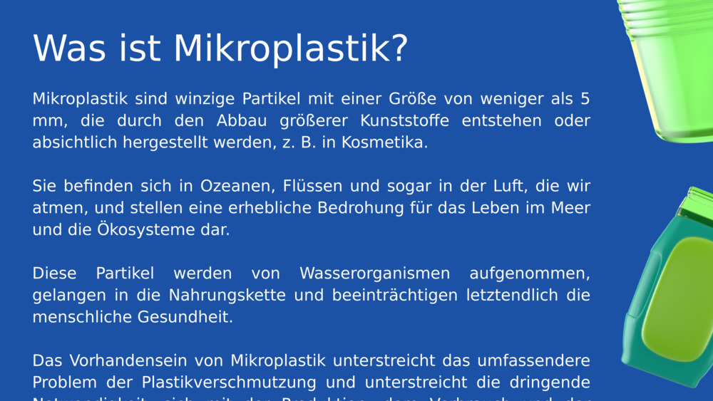 Was ist Mikroplastik? 