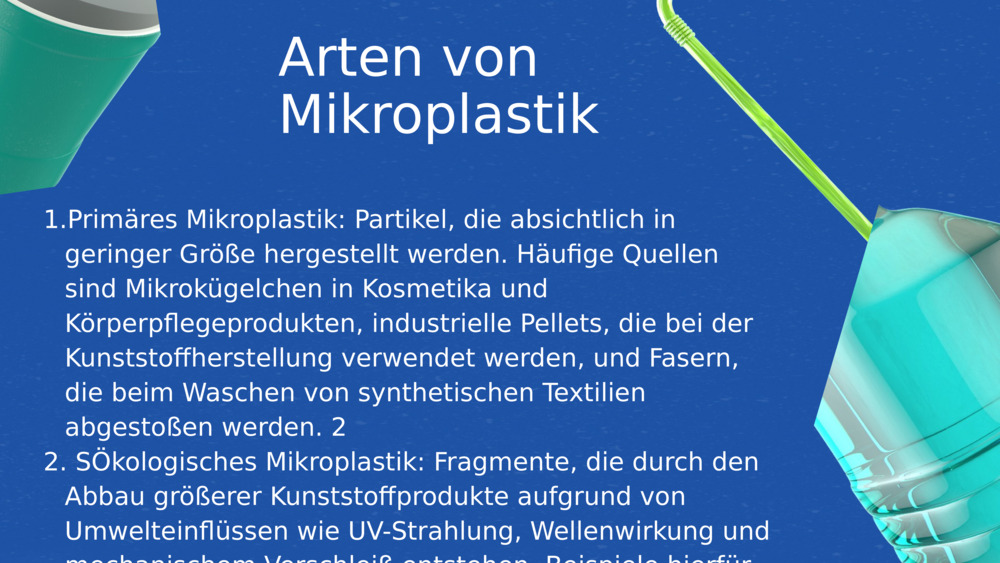 Arten von Mikroplastik