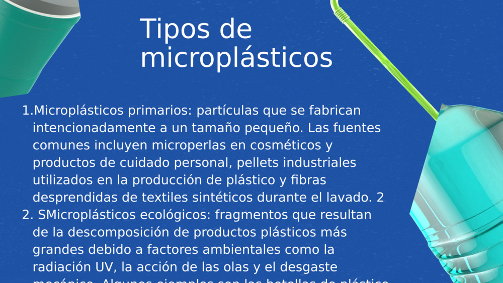 Tipos de microplásticos