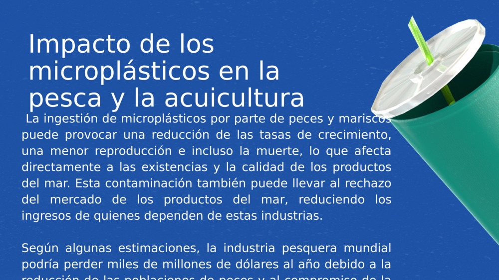 Impacto de los microplásticos en la pesca y la acuicultura