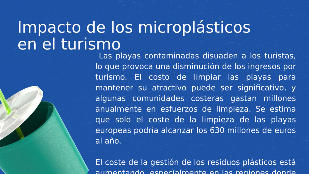 Impacto de los microplásticos en el turismo 