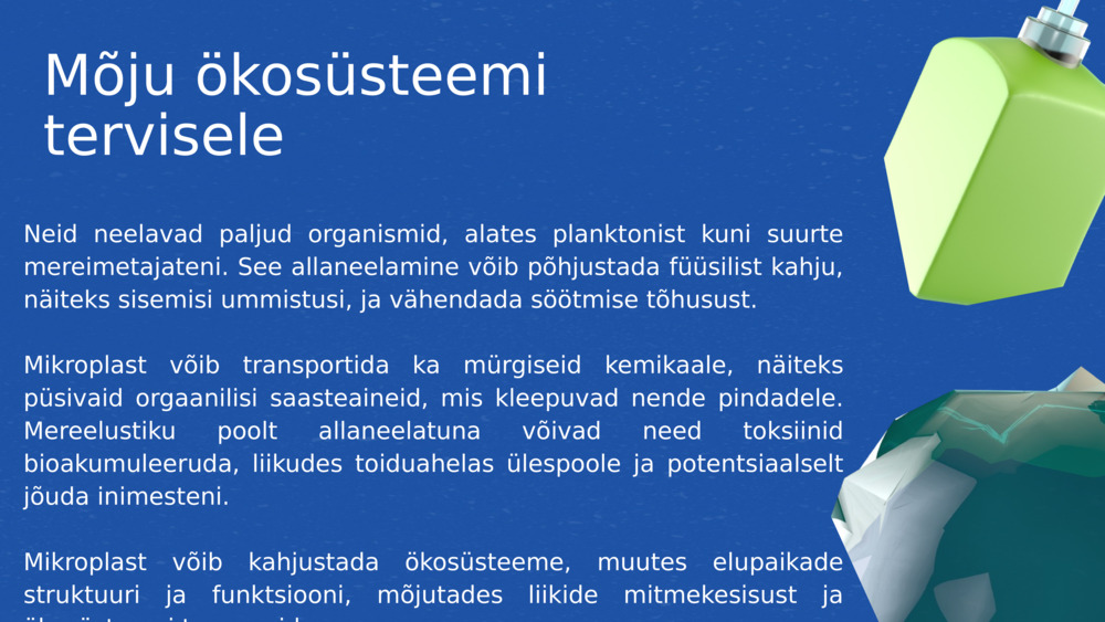 Mõju ökosüsteemi tervisele 