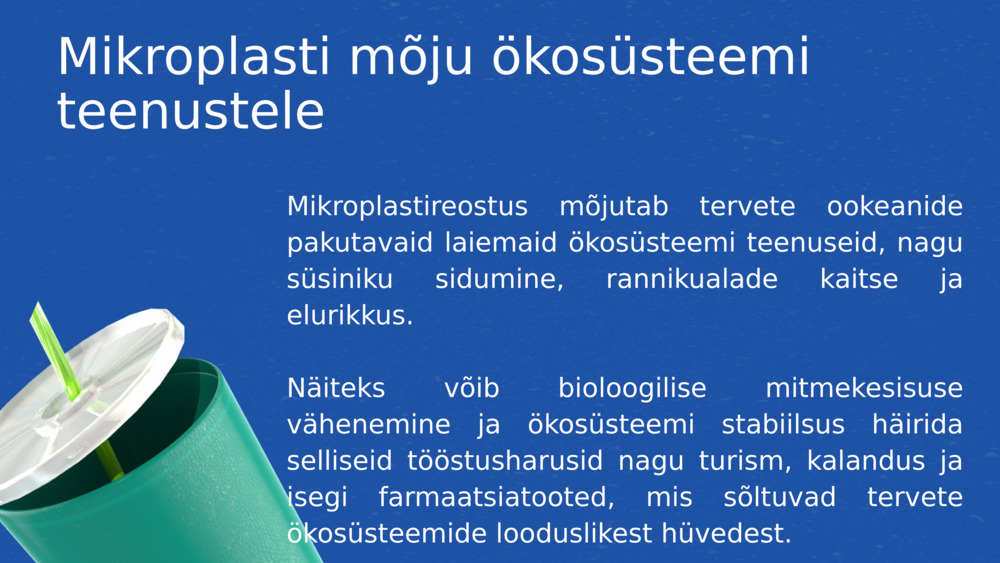 Mikroplasti mõju ökosüsteemi teenustele