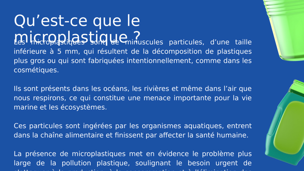 Qu’est-ce que le microplastique ? 