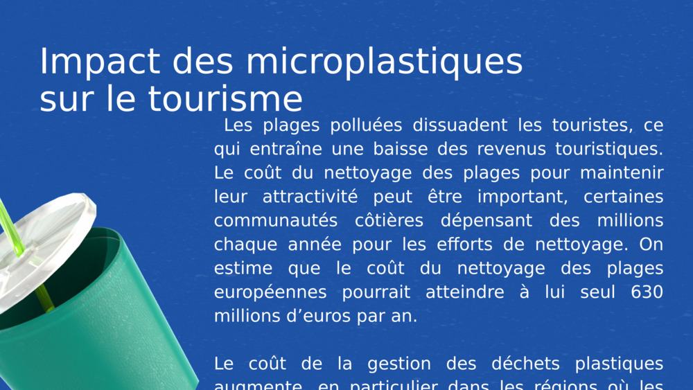 Impact des microplastiques sur le tourisme 