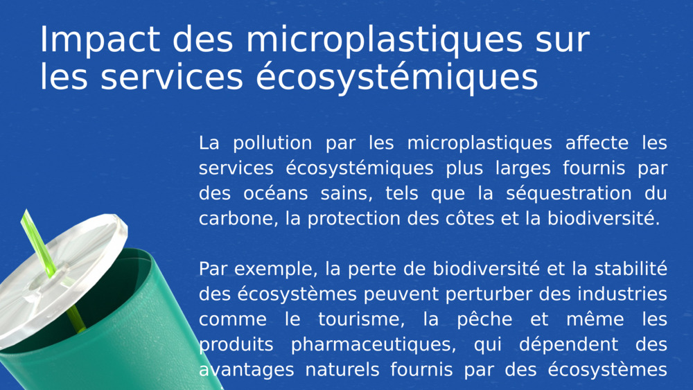 Impact des microplastiques sur les services écosystémiques