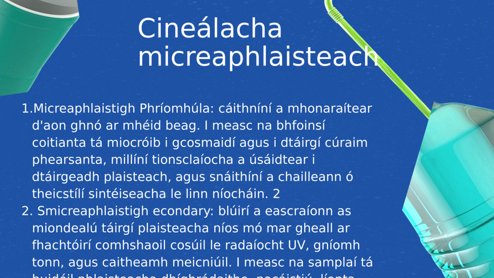 Cineálacha micreaphlaisteach