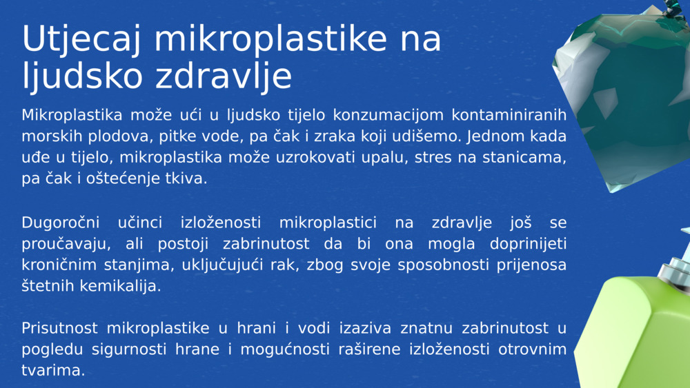 Utjecaj mikroplastike na ljudsko zdravlje 