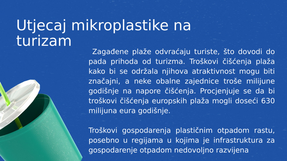 Utjecaj mikroplastike na turizam 