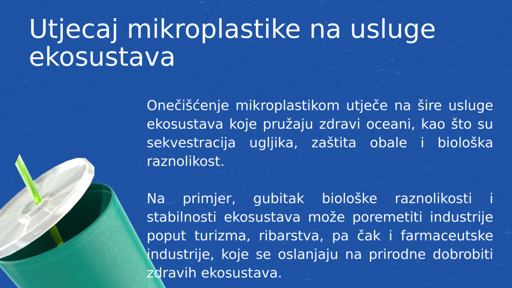 Utjecaj mikroplastike na usluge ekosustava