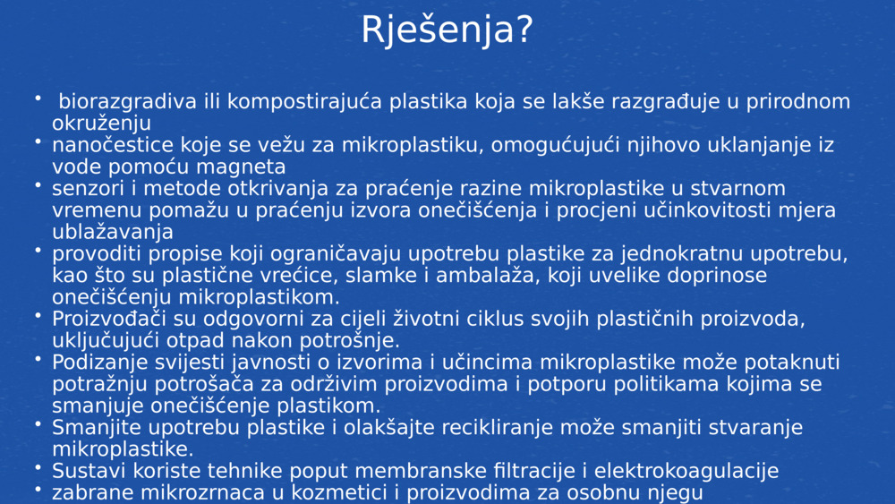 Rješenja?