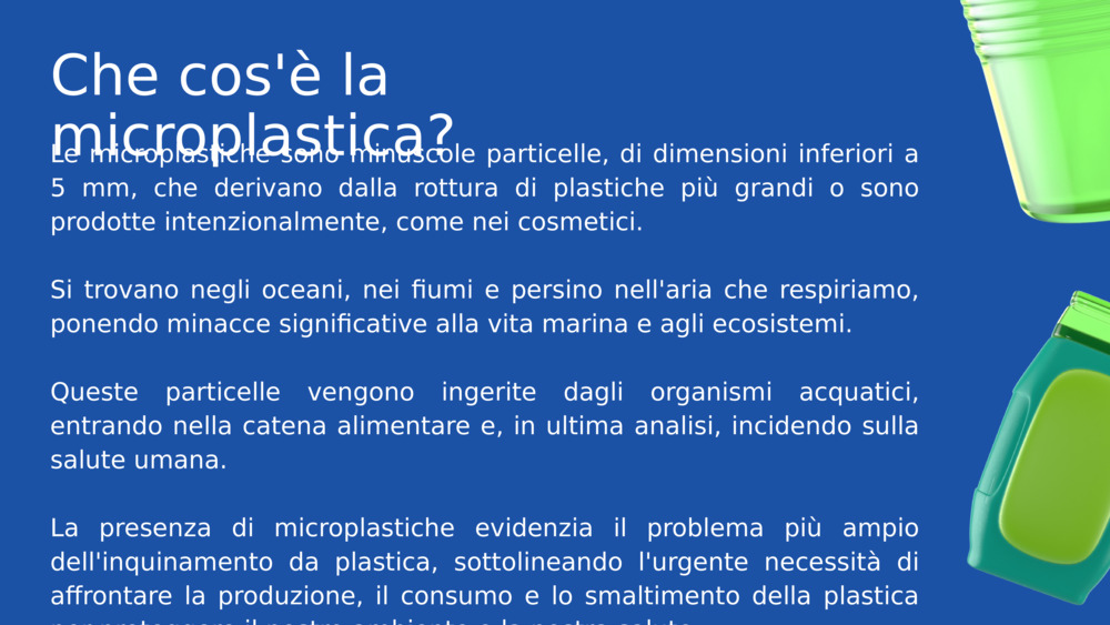 Che cos'è la microplastica? 