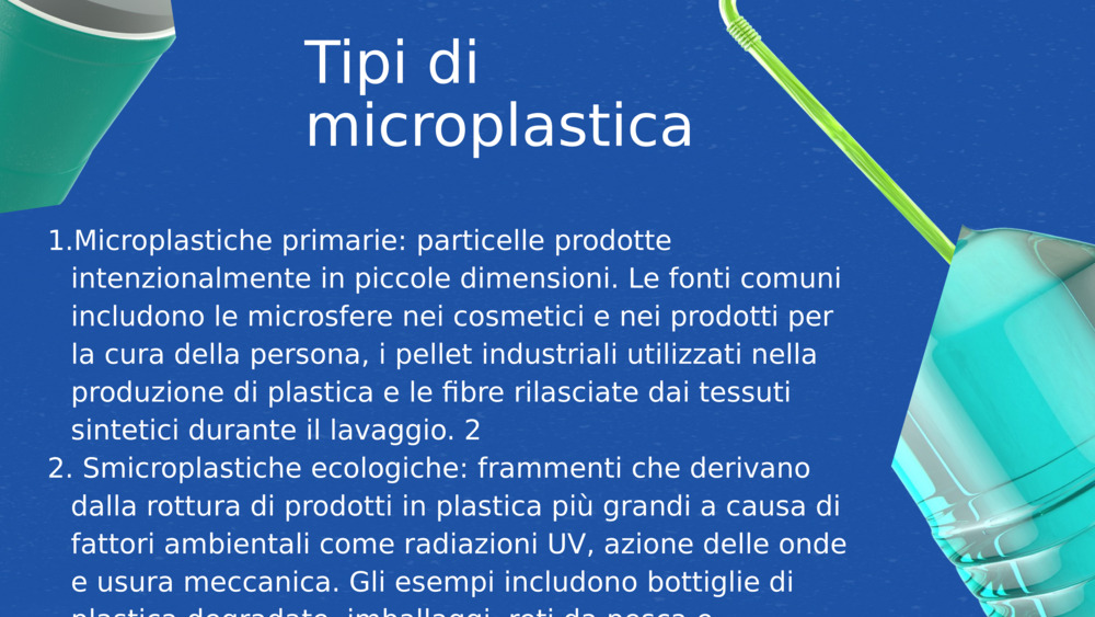 Tipi di microplastica