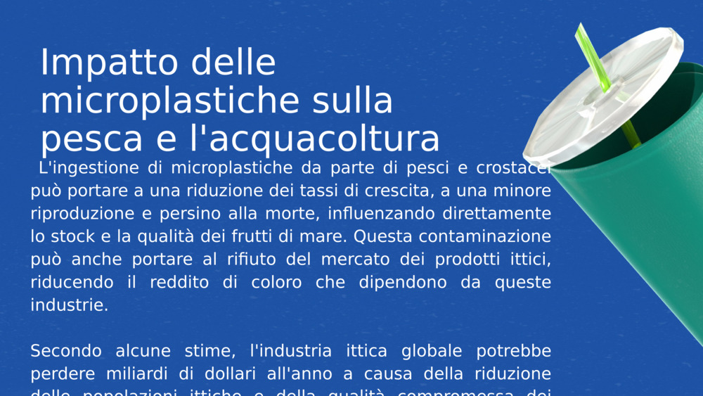 Impatto delle microplastiche sulla pesca e l'acquacoltura