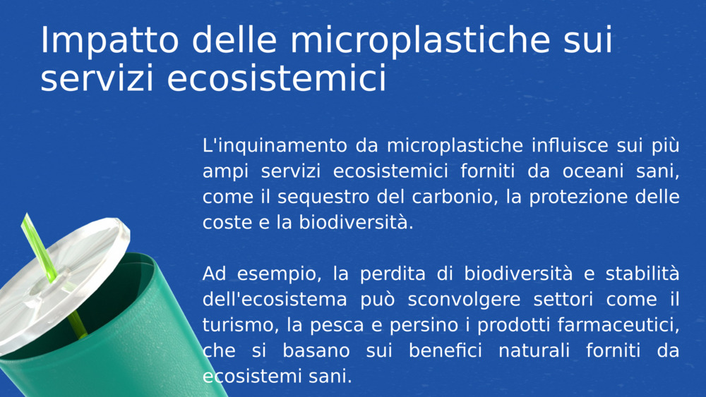 Impatto delle microplastiche sui servizi ecosistemici