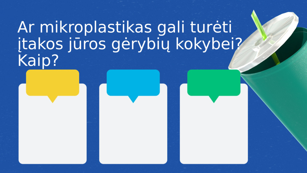 Ar mikroplastikas gali turėti įtakos jūros gėrybių kokybei? Kaip?