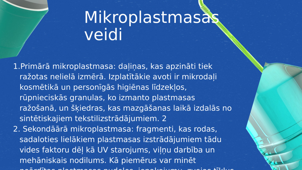 Mikroplastmasas veidi