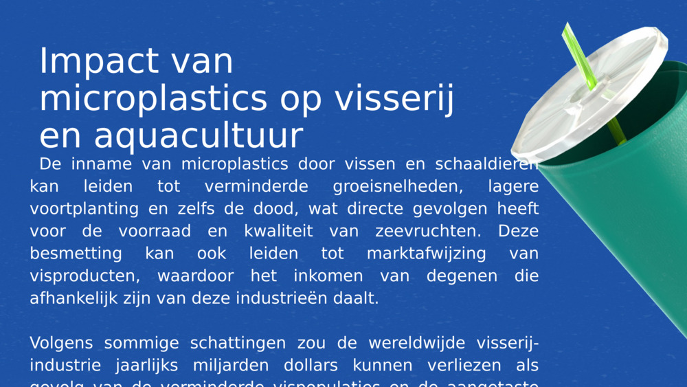 Impact van microplastics op visserij en aquacultuur