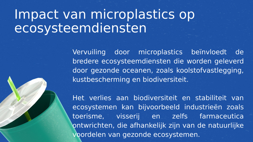 Impact van microplastics op ecosysteemdiensten