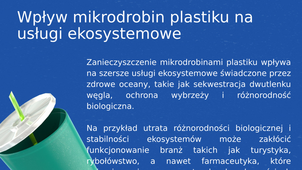 Wpływ mikrodrobin plastiku na usługi ekosystemowe