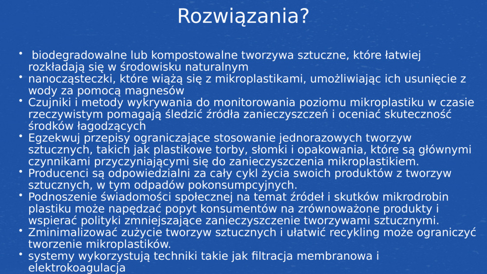 Rozwiązania?