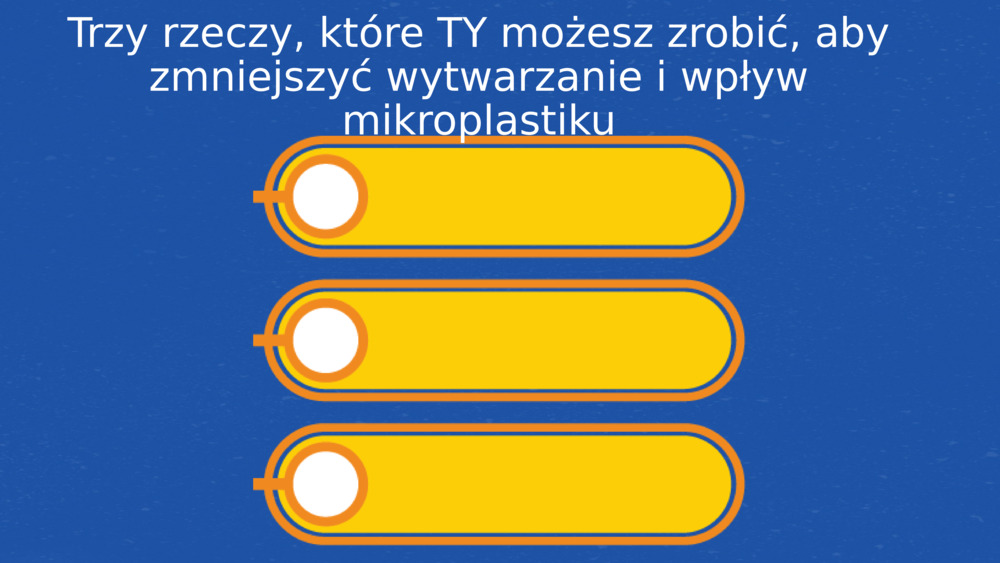 Trzy rzeczy, które TY możesz zrobić, aby zmniejszyć wytwarzanie i wpływ mikroplastiku