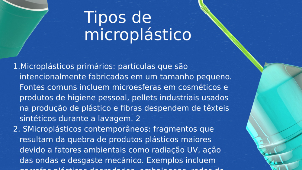 Tipos de microplástico