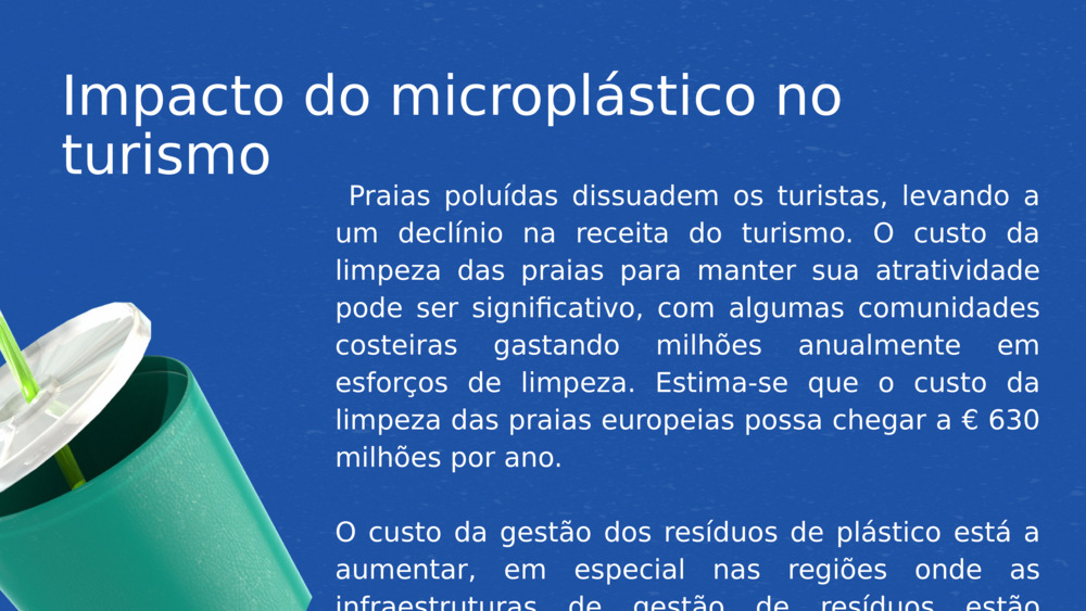 Impacto do microplástico no turismo 