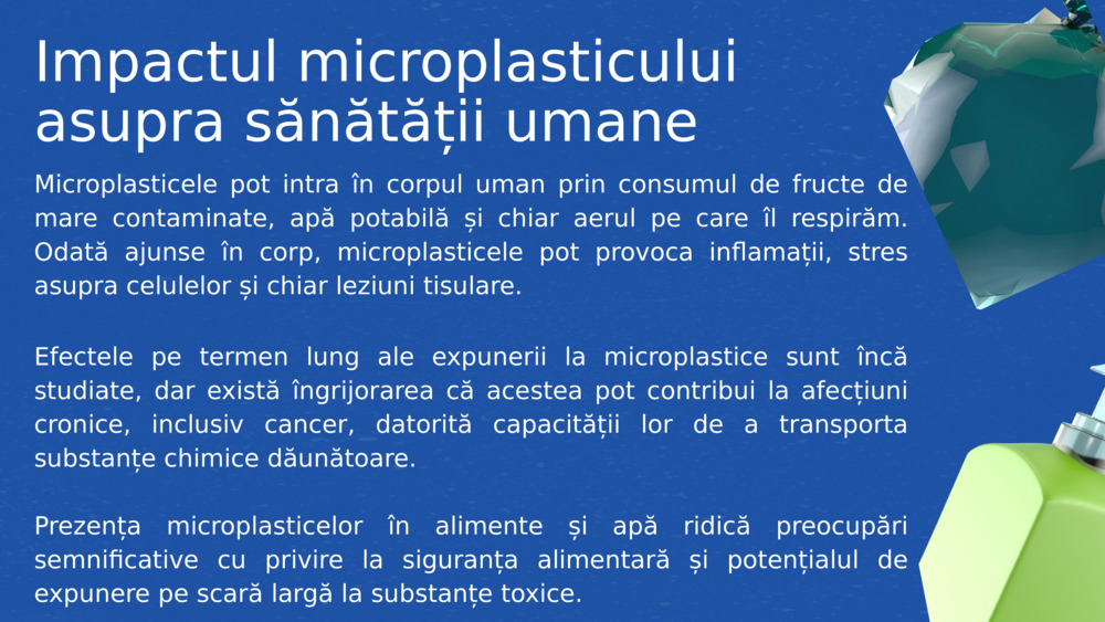 Impactul microplasticului asupra sănătății umane 