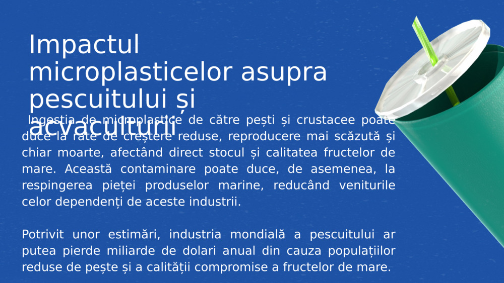 Impactul microplasticelor asupra pescuitului și acvaculturii