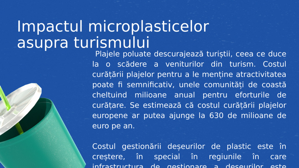 Impactul microplasticelor asupra turismului 