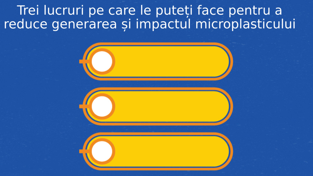 Trei lucruri pe care le puteți face pentru a reduce generarea și impactul microplasticului