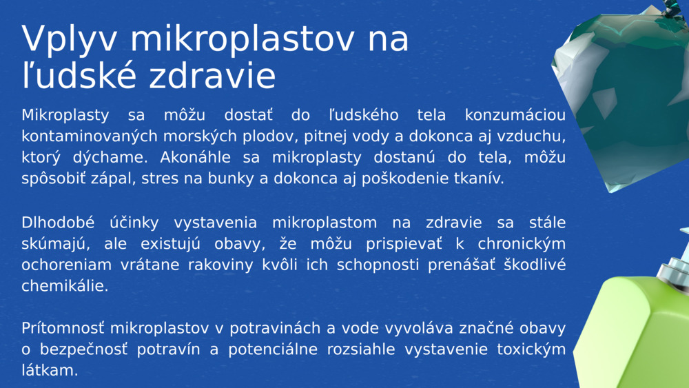 Vplyv mikroplastov na ľudské zdravie 