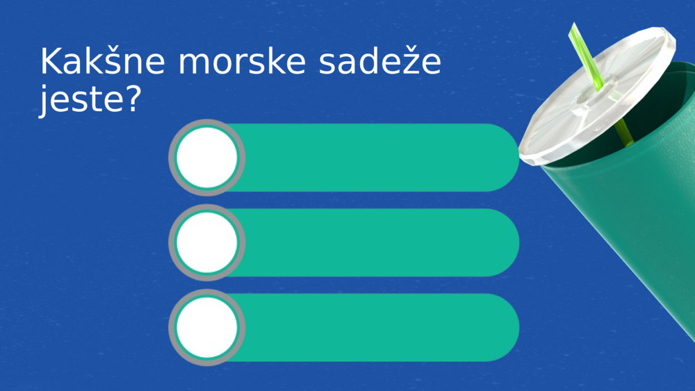 Kakšne morske sadeže jeste? 