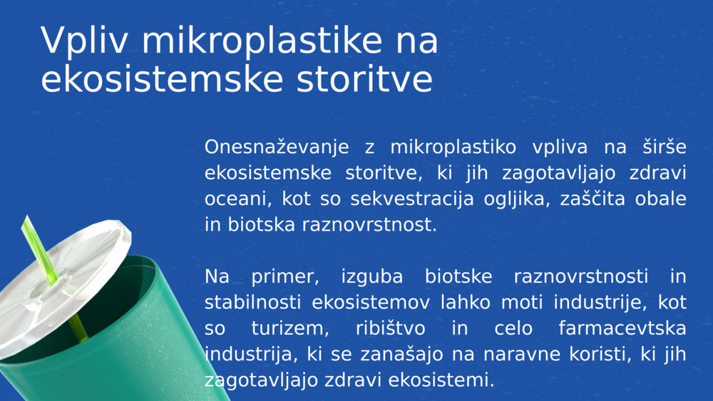 Vpliv mikroplastike na ekosistemske storitve