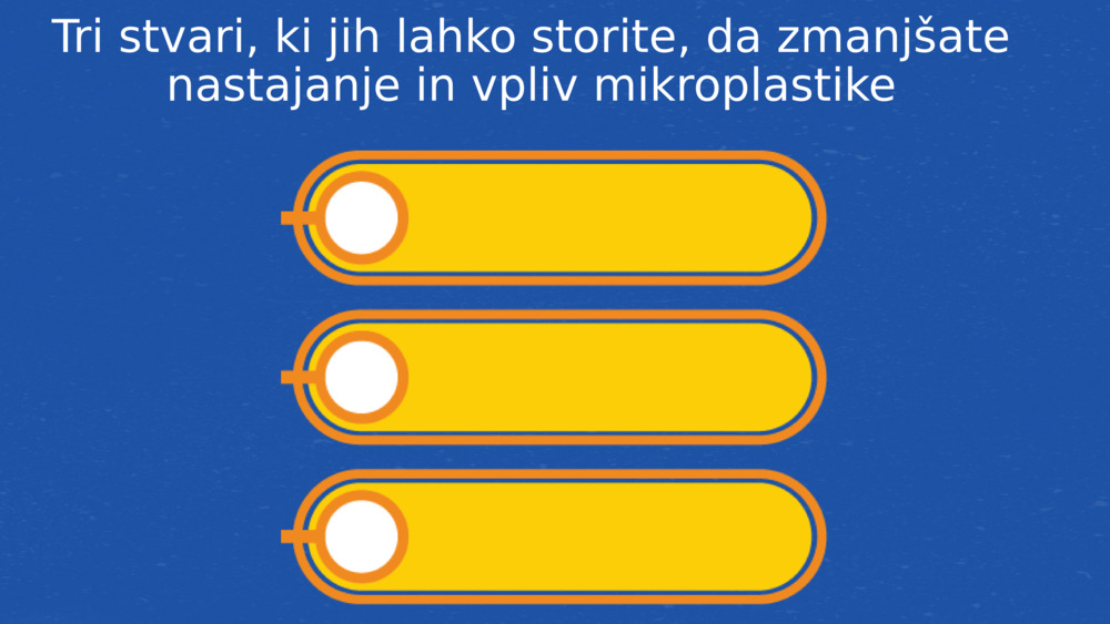 Tri stvari, ki jih lahko storite, da zmanjšate nastajanje in vpliv mikroplastike