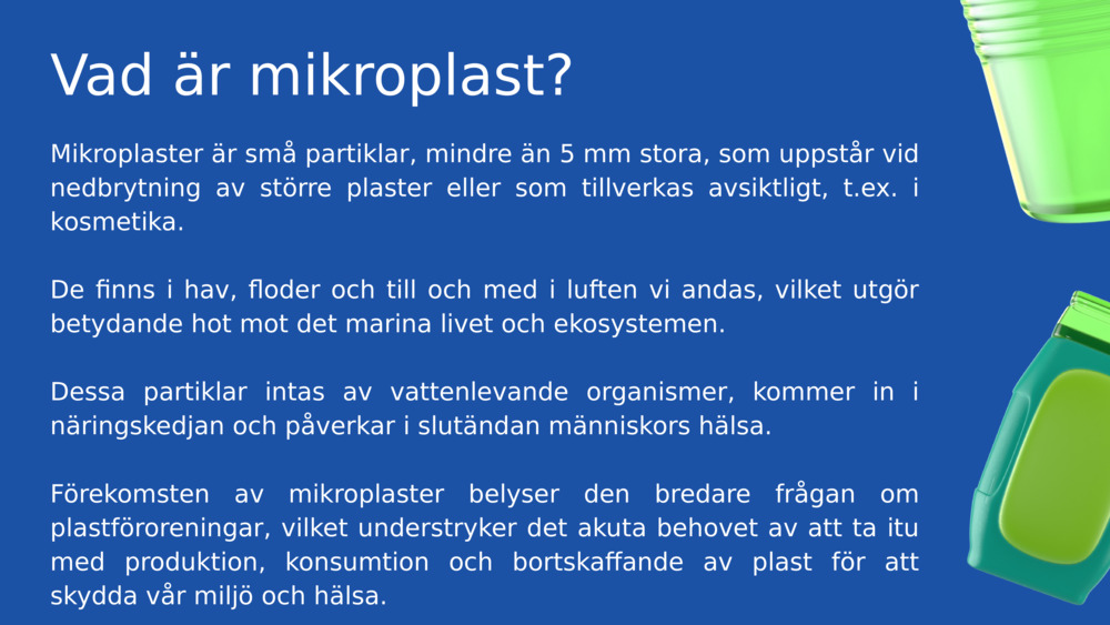 Vad är mikroplast? 