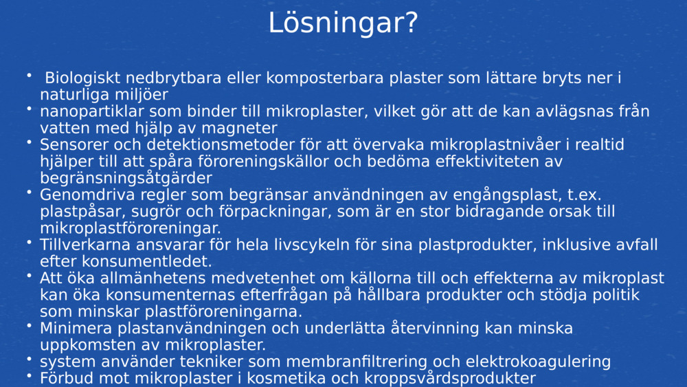 Lösningar?