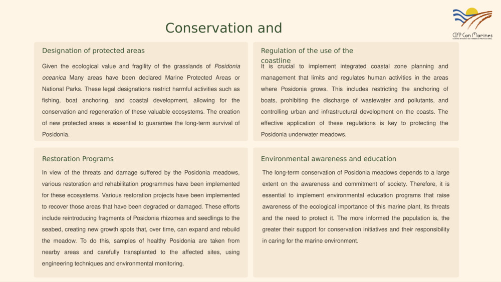 Conservation and protection