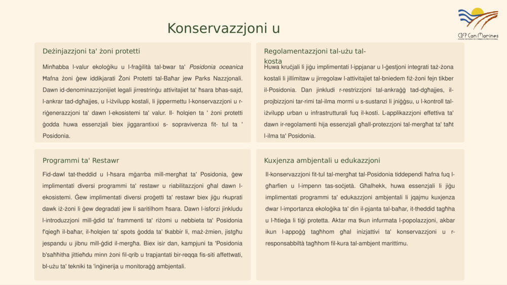 Konservazzjoni u protezzjoni