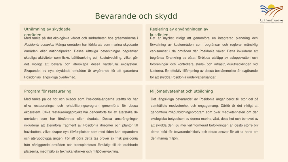 Bevarande och skydd